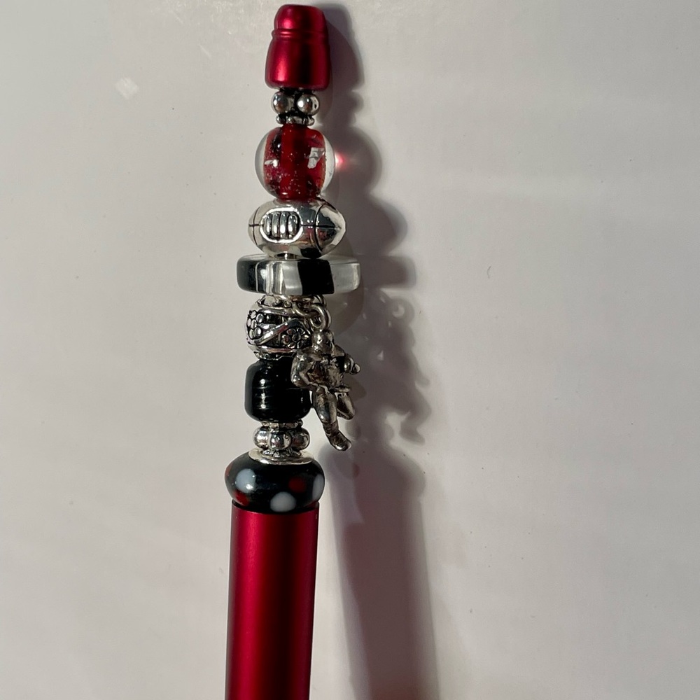 Handmade Beaded Pen/Football/Tampa Bay Buccaneers